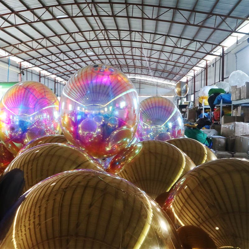 inflatable mirror ball